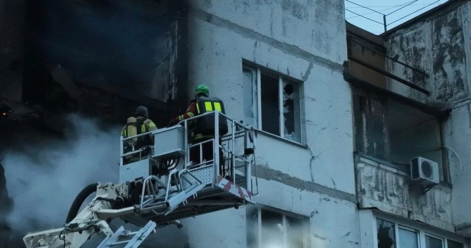 Atak Rosji na Kijów, są zniszczenia