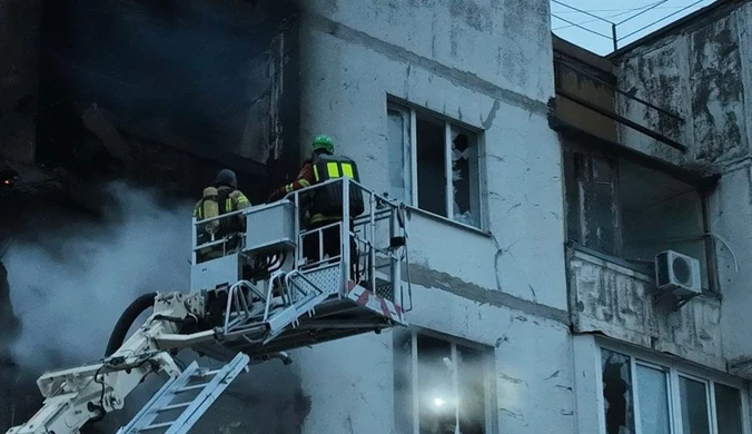 Potężny atak Rosji na Kijów. Wielkie pożary i zniszczenia. Są ranni