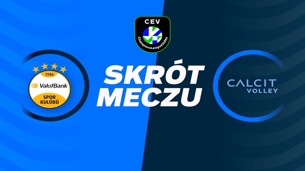 Skrót meczu VakifBank Stambuł - Calcit KAMNIK.