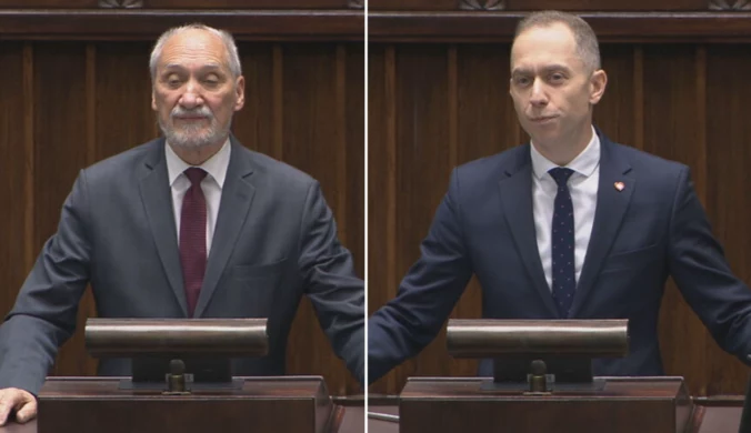 Antoni Macierewicz grzmi z sejmowej mównicy. "Sąd będzie"