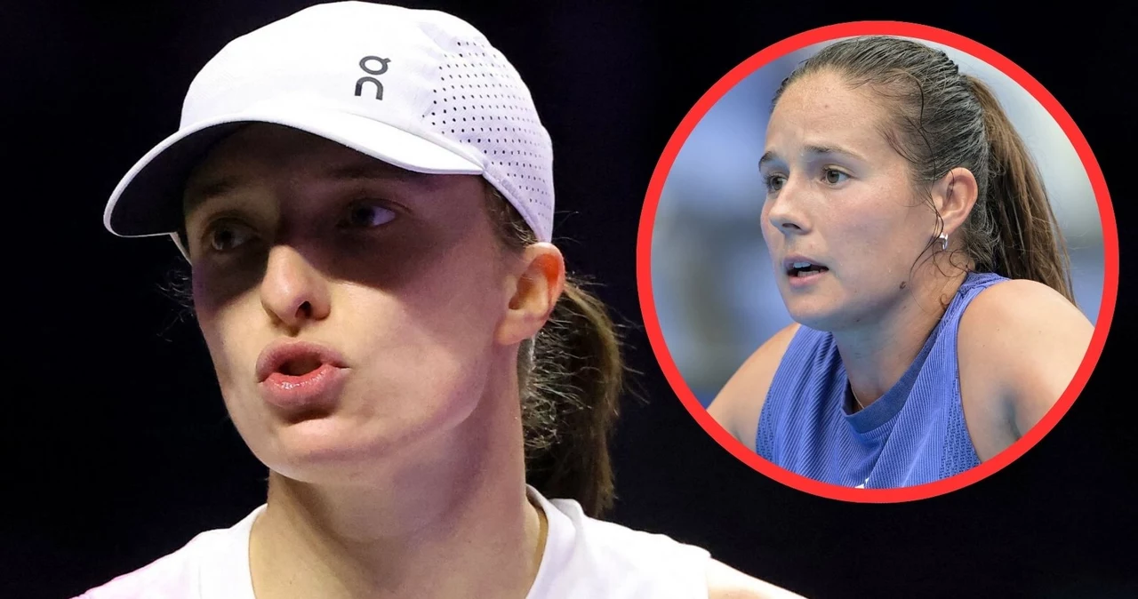 Iga Świątek w trzecim meczu WTA Finals zmierzy się z Darią Kasatkiną / AFP/RICHARD A. BROOKS