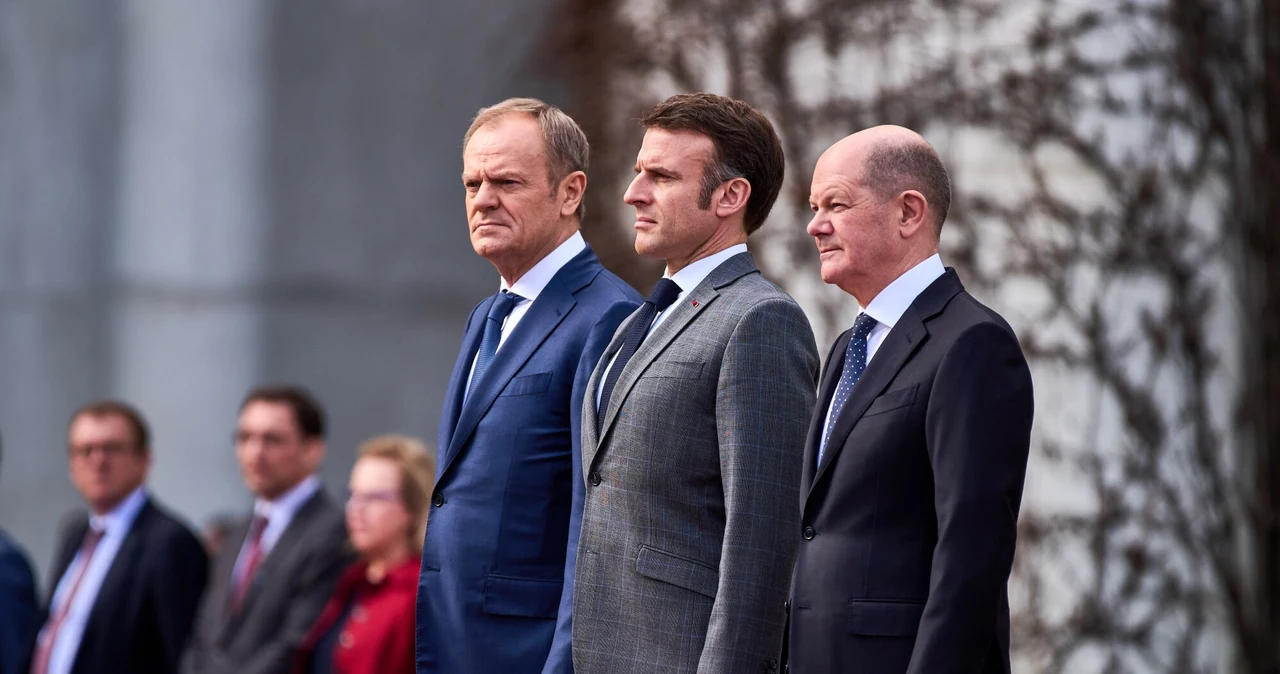 Tusk, Macron i Scholz wydali wspólne oświadczenie ws. Gruzji