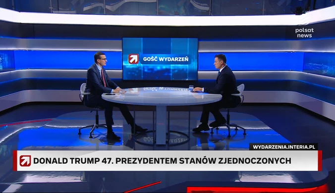 Morawiecki w ''Gościu Wydarzeń'': Trump był najbardziej antyrosyjskim prezydentem od czasu Ronalda Reagana