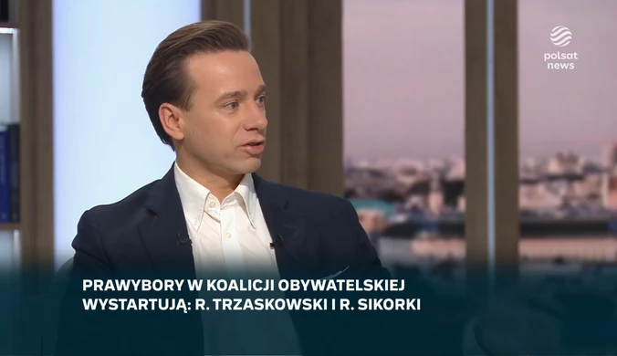 Bosak w ''Śniadaniu Rymanowskiego'' o prawyborach w Koalicji Obywatelskiej: U nas głosować mogli wyborcy, a nie tylko członkowie partii