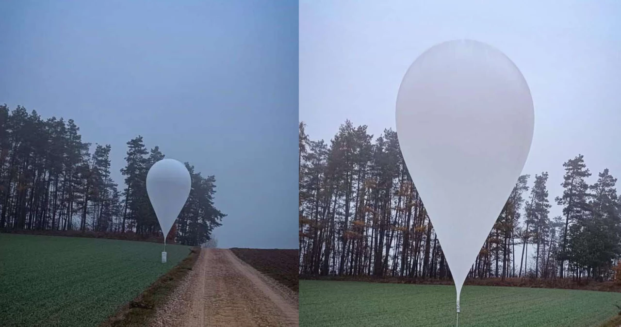 Balony spadły na terenie Podlasia. Interweniowała policja 