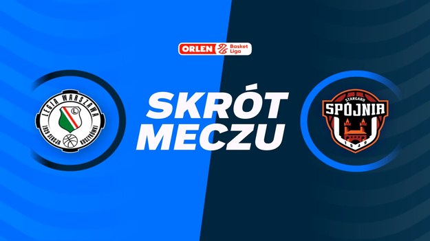 Skrót meczu Legia Warszawa - PGE Spójnia Stargard.
