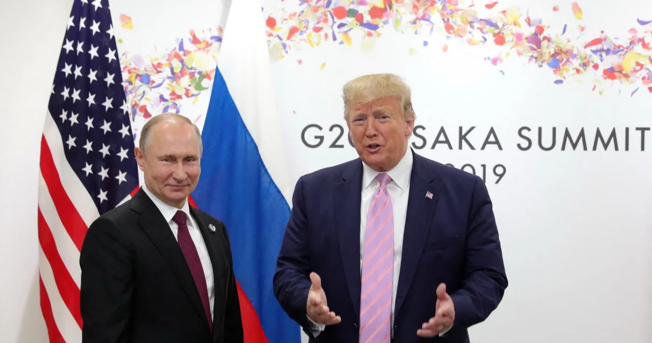 Władimir Putin i Donald Trump, zdjęcie z 2019 roku 