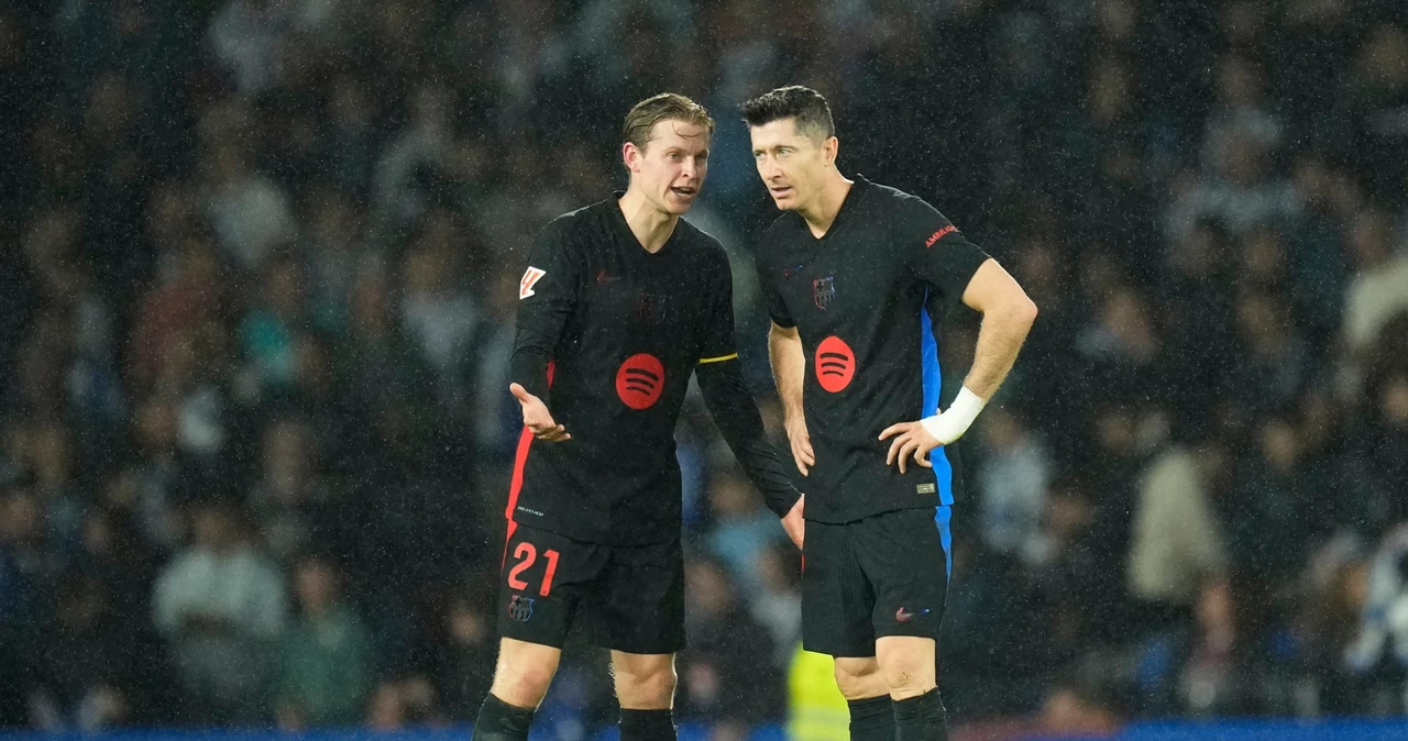 Frenkie de Jong i Robert Lewandowski