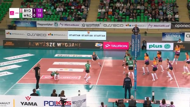 Skrót meczu Metalkas Pałac Bydgoszcz - #VolleyWrocław.
