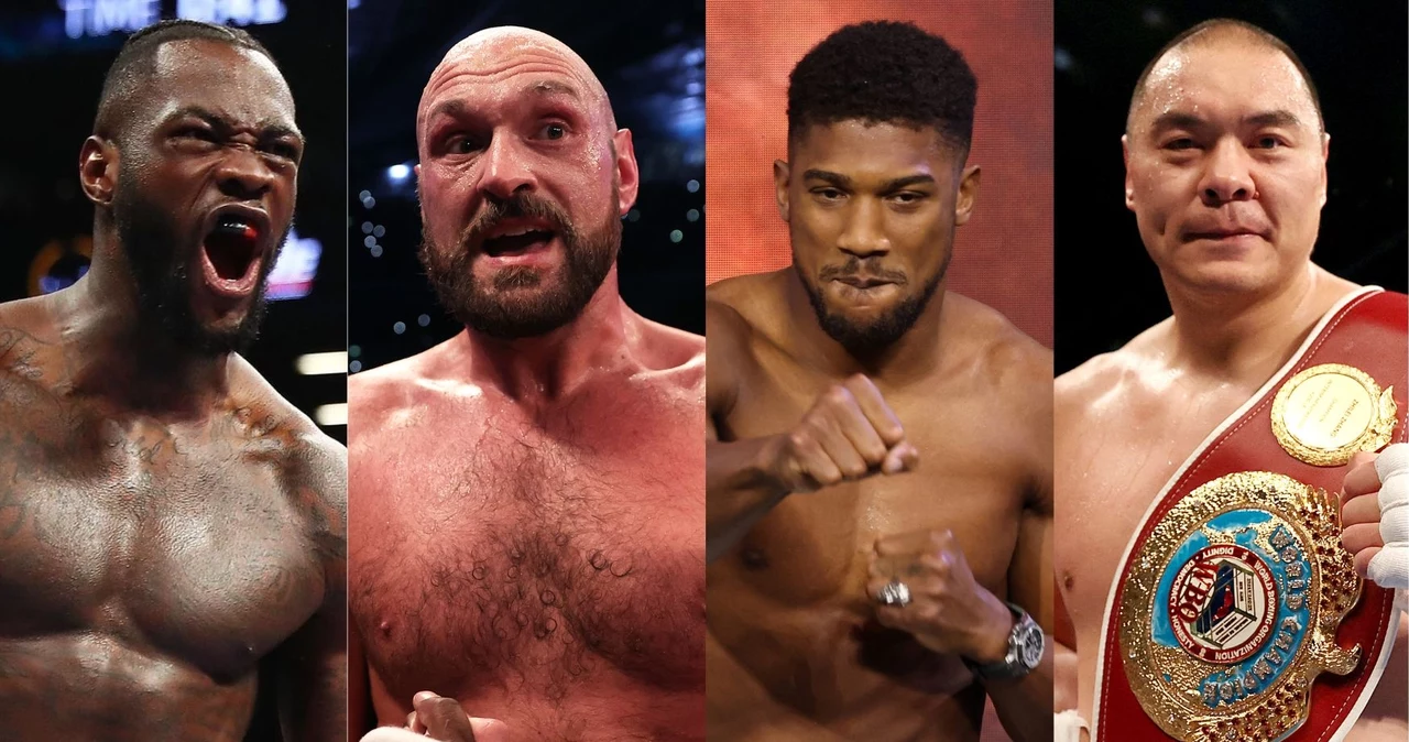 Deontay Wilder, Tyson Fury, Anthony Joshua i Zhilei Zhang