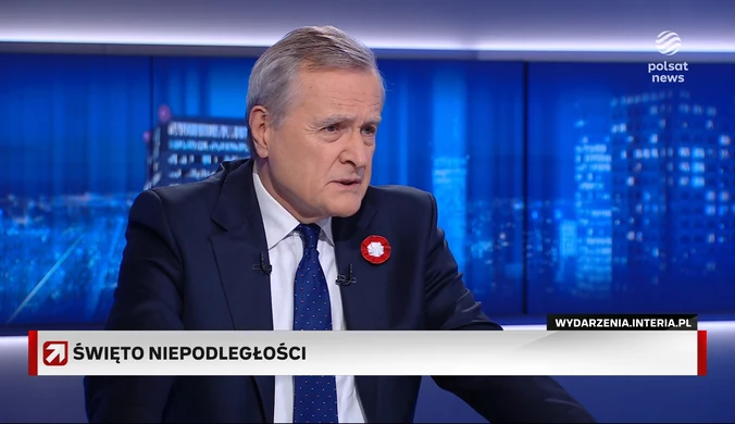 Gliński w ''Gościu Wydarzeń'': Tusk jest znany z tego, że jego słowa się często rozmijają z rzeczywistością 