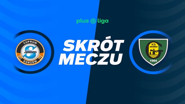 Skrót meczu Cuprum Stilon Gorzów - GKS Katowice.