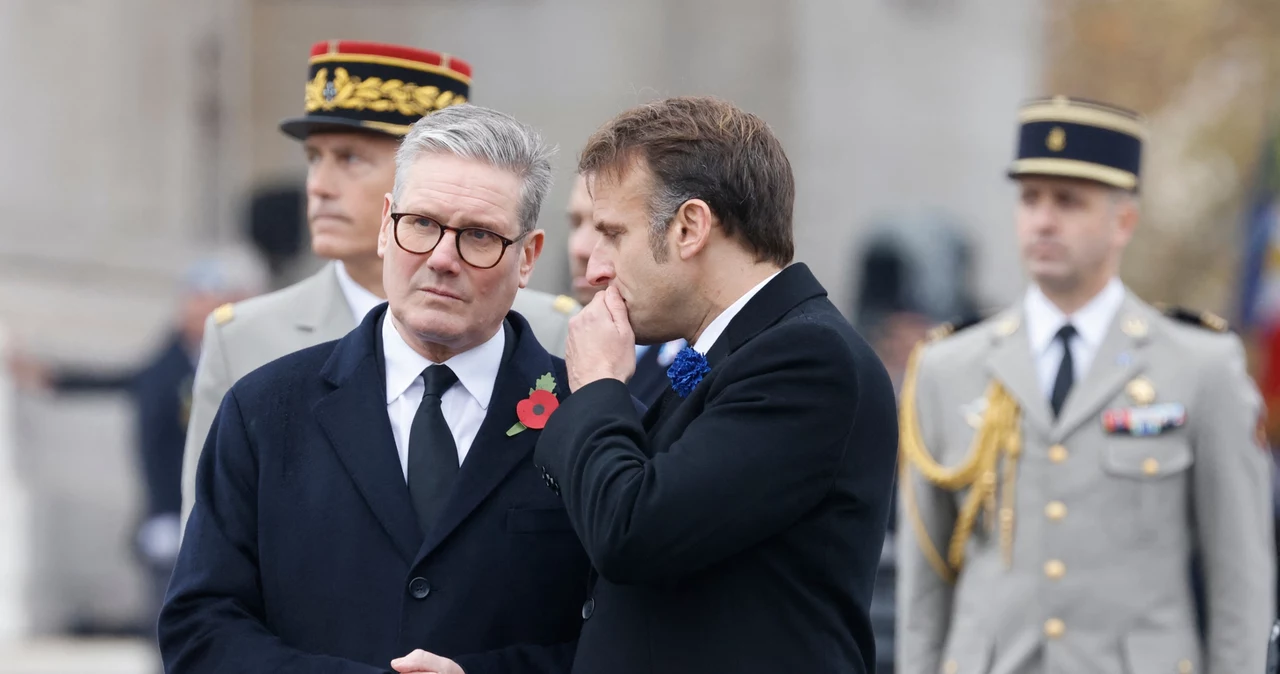 Keir Starmer i Emmanuel Macron