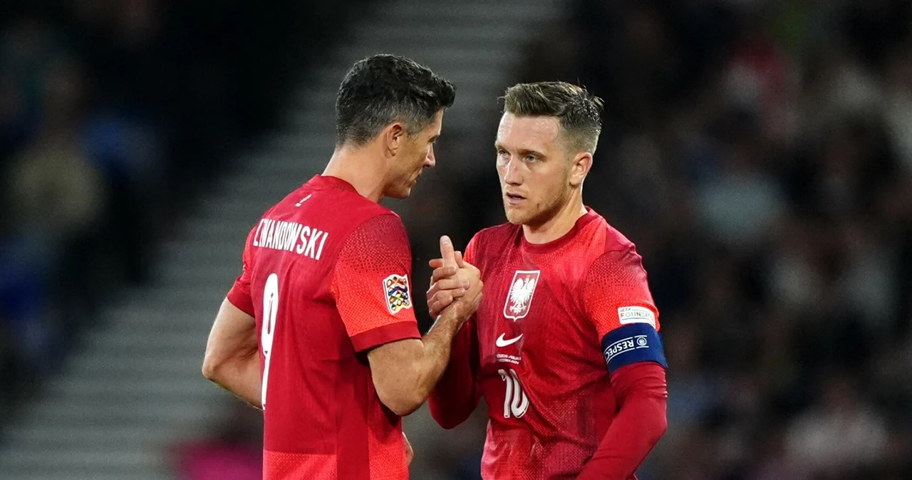 Piotr Zieliński i Robert Lewandowski