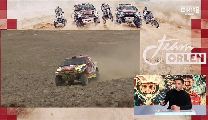 Rajd Dakar. Piątek o Kubie Przygońskim: Wykazuje się mądrą jazdą, wytrwałością i konsekwencją (ELEVEN SPORTS). Wideo