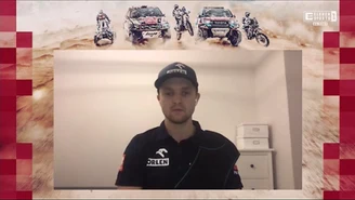 Rajd Dakar. Maciej Giemza o stanie zdrowia: Mam zerwane więzadła w lewym barku (ELEVEN SPORTS). Wideo