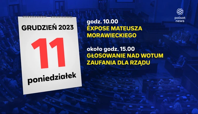 "Wydarzenia": Dwa expose jednego dnia? Taki scenariusz może nas czekać w Sejmie 11 grudnia
