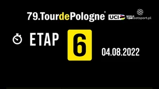 Tour de Pologne 2022: Mapa szóstego etapu. WIDEO (Polsat Sport)