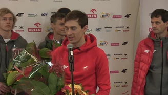 Kamil Stoch po powrocie z Pjongczangu. Wideo