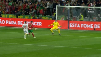 el. MŚ 2022. Gol na 2-0 w meczu Portugalia - Macedonia Północna. WIDEO (Polsat Sport)