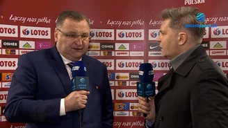 Czesław Michniewicz podsumował debiut w reprezentacji Polski. WIDEO (Polsat Sport)