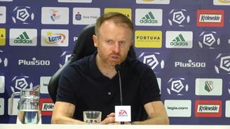 Legia-Zagłębie 2-0. Piotr Stokowiec: Budujemy nowe Zagłębie. Wideo