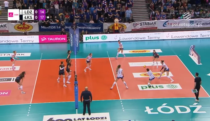 Grot Budowlani Łódź - ŁKS Commercecon Łódź. Skrót meczu. WIDEO