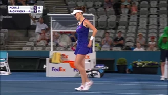 Radwańska - McHale 7-6, 6-1. Wideo