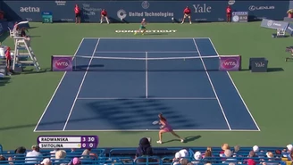 Agnieszka Radwańska - Elina Svitolina 6-1, 7-6. Skrót 