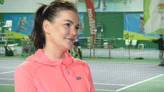 Tenis. Agnieszka Radwańska: Dziecko sprawia mi dużo radości. Wideo 