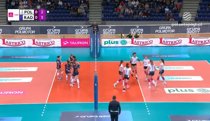 Tauron Liga: Grupa Azoty Chemik Police – Moya Radomka Radom 2:3. Skrót meczu. WIDEO