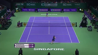 WTA Finals: Radwańska przegrała z Szarapową