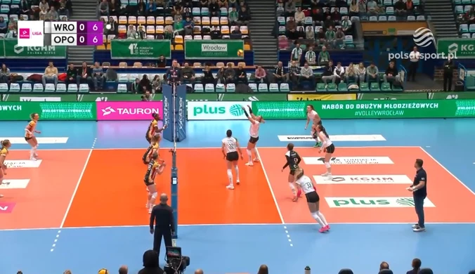 Tauron Liga: #VolleyWrocław – UNI Opole 3:1. Skrót meczu. WIDEO