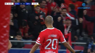 Niezaliczony gol na 0-1 Club Brugge vs Benfica. Liga Mistrzów. WIDEO