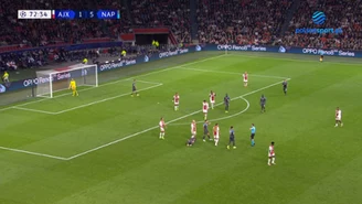 Ajax - Napoli. Liga Mistrzów. Skrót. WIDEO (Polsat Sport)