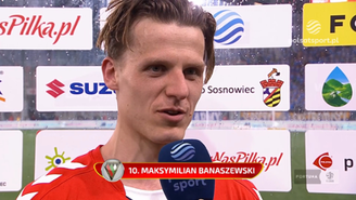 Maksymilian Banaszewski: To był ostatni dzwonek, żeby pokazać, że potrafimy grać. WIDEO