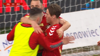 Piękna akcja zakończona golem w meczu Zagłębie Sosnowiec vs. Ruch Chorzów 2-0. WIDEO