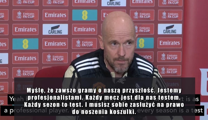 „Nie możemy zaprzeczyć, że to problem mentalny” Ten Hag po przegranej w Lidze Europy. WIDEO