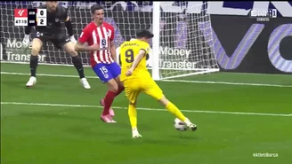 Gol Roberta Lewandowskiego w meczu Atletico Madryt - Barcelona. WIDEO (Eleven Sports)