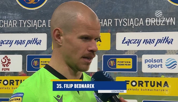 Filip Bednarek: Najbardziej boli, że dostaliśmy bramkę z martwego momentu gry. WIDEO