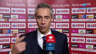 Paulo Sousa: Zabrakło nam lidera. WIDOE (Polsat Sport)