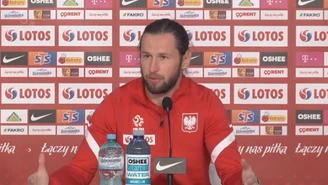 EURO 2020. Grzegorz Krychowiak: Zrobimy wszystko, żeby Polacy byli z nas dumni. Wideo