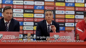 Albania - Polska. Sousa: Kluczem była zwycięska mentalność zespołu. WIDEO