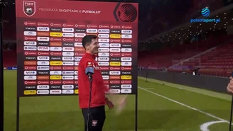 Albania - Polska. Robert Lewandowski: Chcemy zagrać minimum w barażach. WIDEO (Polsat Sport)