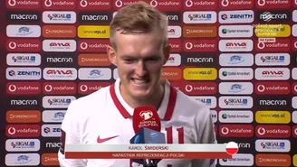 Albania - Polska: Karol Świderski po meczu. WIDEO (Polsat Sport) 