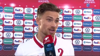 Matty Cash po debiutanckim meczu. WIDEO (Polsat Sport)