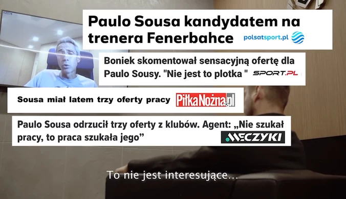 Po Gwizdku. Sousa mógł odejść z kadry! Przyznał, że miał oferty. WIDEO