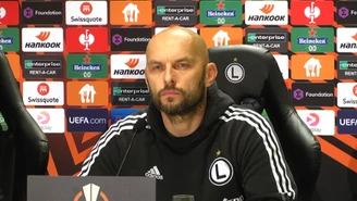 Legia - Spartak 0-1. Marek Gołębiewski: Nie wiem, czy będę dalej trenerem Legii. Wideo