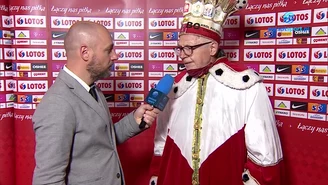 El. MŚ 2022. Andrzej "Bobo" Bobowski ("Król Polskich Kibiców"): Liczę na zwycięstwo z Albanią. WIDEO (Polsat Sport)