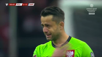 Polska - San Marino. Łukasz Fabiański ze łzami schodził z murawy. Kibice dziękowali na stojąco. WIDEO (Polsat Sport)